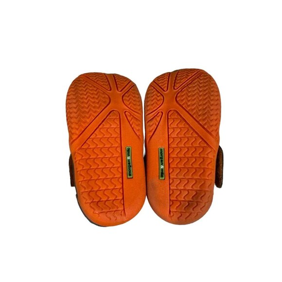 Morgan & Milo Thomas Shoe Gray Orange Size 4.5 - Picture 4 of 7